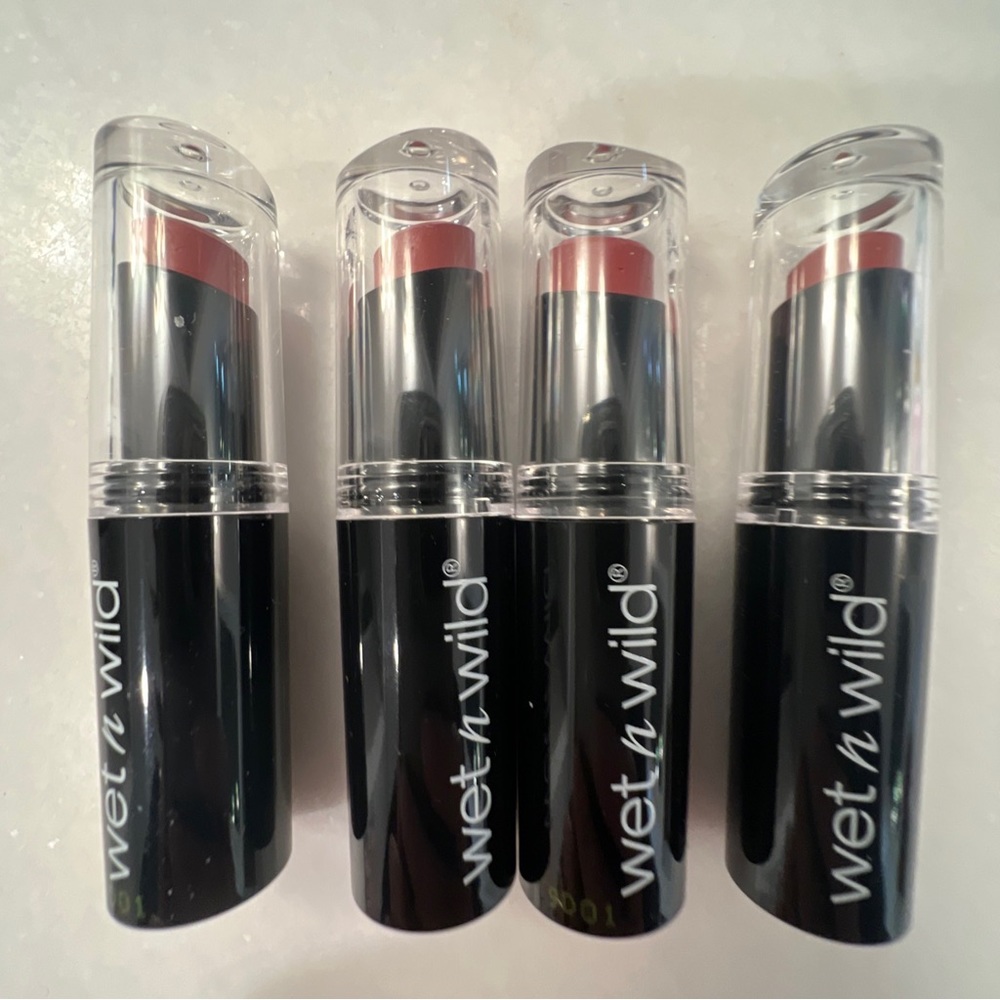 Lot 4 Wet n Wild MegaLast Lip Color #902C E902C Bare It All NEW Unsealed